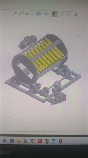 Roller Conveyor 360 rotation Chain sprocket with gear #design #machine #lasercutting #shorts