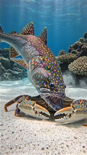 Arctic Char Monster vs. Crab – Frozen North Assassin! #shorts