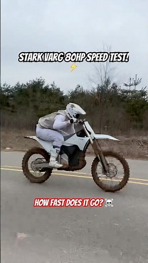 Stark Varg 80HP top speed TEST!! 🫣