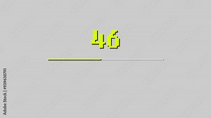 Loading bar animation time line 100 percent downloading complete