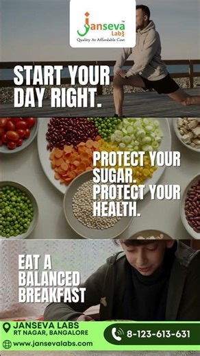 Skipping Breakfast? Your Sugar Levels HATE That! #DiagnosticCare2026 #health #jansevalabs