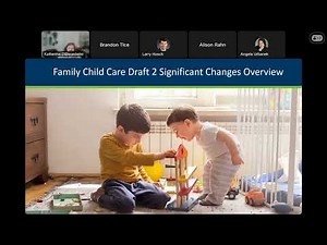 Family child care licensing standards – Draft 2 info session