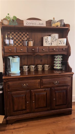 Transforming Marketplace Find into a Cozy Coffee Bar