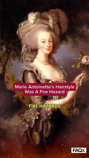 Why Marie Antoinette's Hairstyle Was So Dangerous #historyshorts #weirdhistory