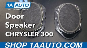 How to Replace Front Door Speakers 2006-10 Chrysler 300