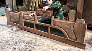 Designing A Curved Wooden Door Panel With Precision