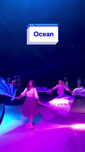 Worship Dance with Flag Patterns: Ocean by Hillsong