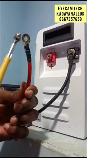 Microtek Lithium Battery installation @kadayanallur | EYECAM TECH | KADAYANALLUR |Microtek Lithium