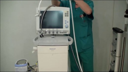 Montaje respirador Maquet Servo-i