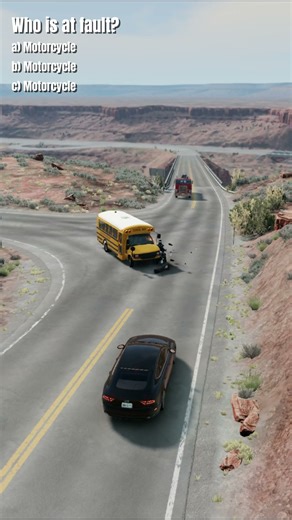 Realistic Motorcycle Crash