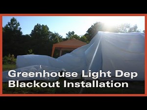 Greenhouse Light Dep Blackout Installation | Hemp Generation