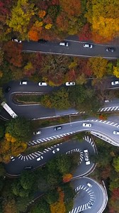 5.5K views · 444 reactions | To truly witness the seasons shift, take a drive through Irohazaka Slope in Tochigi Prefecture, where the mountainous terrain paints a vivid picture of summer gracefully transitioning into fall.  What’s the latest sign you saw that told you summer is making its way to autumn? Let us know in the comments! | All Nippon Airways | Facebook