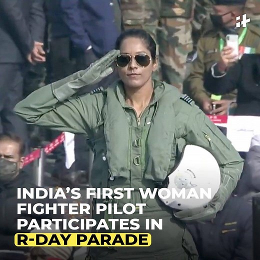 961K views · 55K reactions | Scripting history. Meet Flt Lt #BhawanaKanth, the 1st woman fighter pilot who participated in #RepublicDayParade. Girl Power. Indian Air Force | Indiatimes | Facebook