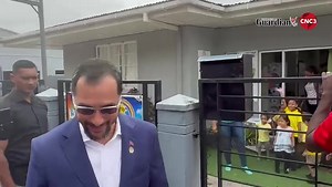 10K views · 109 reactions | Prime Minister Stuart Young arrived to file his nomination papers among a sea of red as PNM supporters waved flags and chanted “Stuarty.” Students at Belmont Secondary School joined the excitement, snapping selfies and waving flags as the procession rolled past. Video by Timothy Chasteau. | CNC3 Television, Trinidad and Tobago | Facebook
