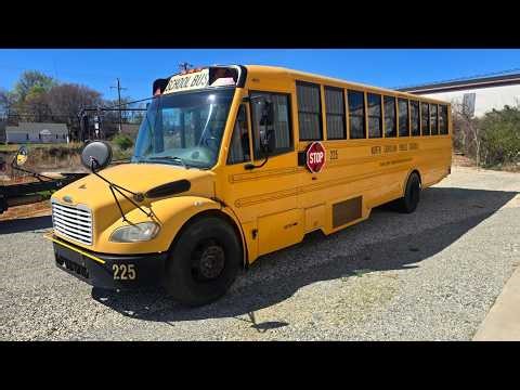 Driving 2010 Thomas C2 Bus 225 Thru Greensboro (200 Degrees)