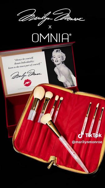 Introducing the NEW Marilyn Monroe™ X @omniabrush Limited Edition Set! 💋✨ Now available here: https://bit.ly/49poAS4