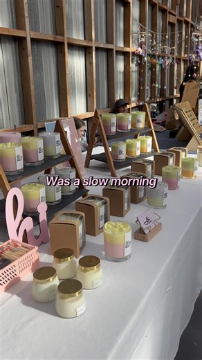 Successful day at the @remarkables_market thanks for all the support. Sold out of our new pet calming candles at the Market today 🐶✨