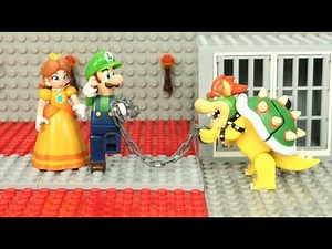 Princess Daisy Captured By Bowser! Help, Luigi! (LEGO STORY)