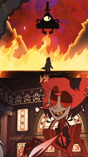 Bill Cipher vs Alastor - Epic Showdown of Villains!