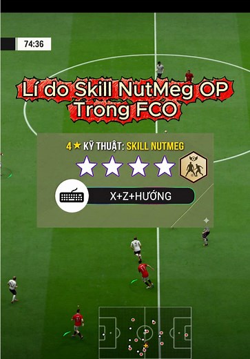 Nutmeg skill bằng bàn phím FC Online — Cách thực hiện nhanh