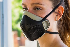 This reusable face mask uses a pleated HEPA filter to let you breathe 99.9% clean air - Yanko Design
