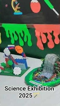 SCIENCE EXHIBITION IN SCHOOL WITH WORKING MODELS..🪄#scienceexhibitionmodel #innovation#creativemind