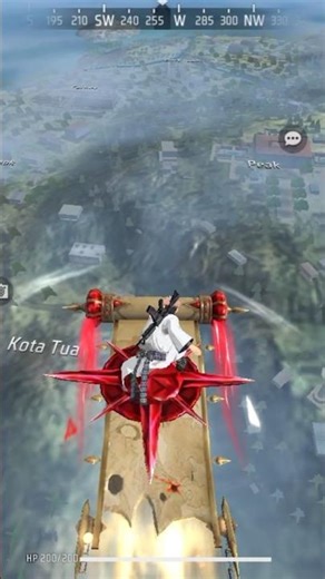 free fire new parachute ruby legend #freefire 😱😱