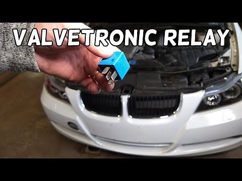 VALVETRONIC MOTOR RELAY LOCATION REPLACEMENT BMW E90 E91 E92 E93