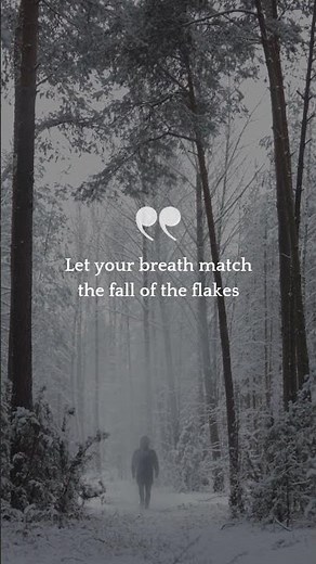 CALM - Snow Falling in a Pine Forest | Winter Serenity for Sleep & Study