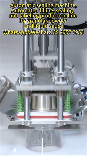 rotary roll film sealing machine for plastic can