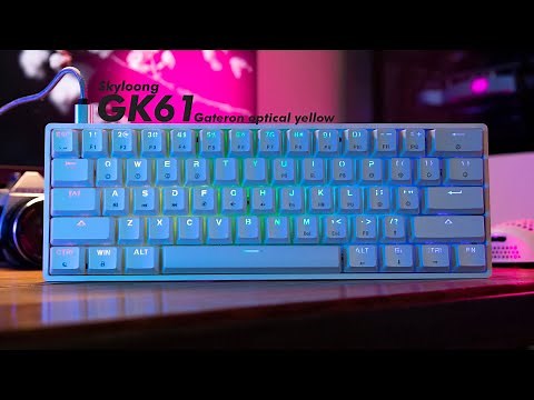 The Best OPTICAL Mechanical Keyboard for $60 | Reviewed: Skyloong GK61 Gateron Optical Yellow