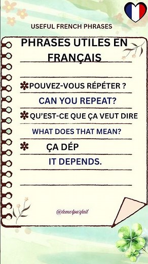 Hey!Les phrases utiles PART 6 ||Useful French phrases||English to French #learnfrench #useful #viral