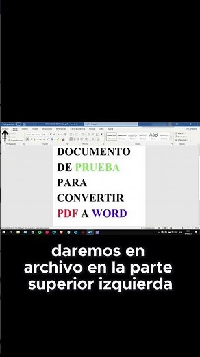 ✅ Como Convertir un archivo PDF a WORD sin PROGRAMAS - 2025