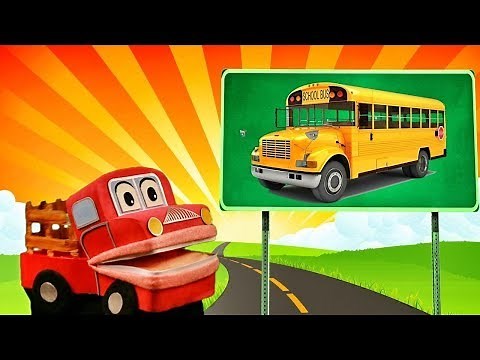 Barney el camión | Aprendemos los sonidos de los transportes | Video Educativo para niños