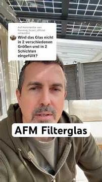 AFM Filterglas Grade 1 oder 2?