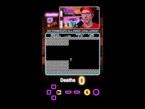 NO Powerups… Defeat Bowser Tonight?! | Super Mario Bros. (NES)