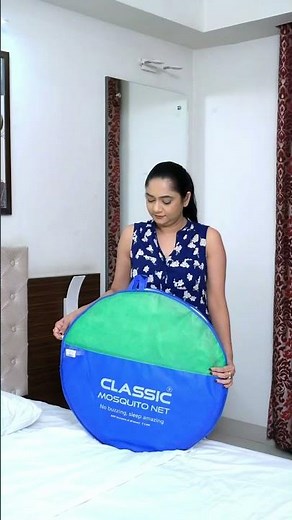 Classic Mosquito Net for Double Bed King Size Foldable Machardani 🛏️‪@ClassicMosquitoNet‬