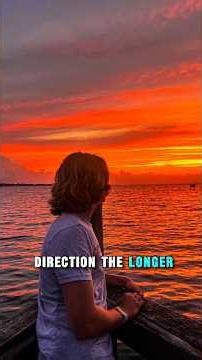😱 Why Do Sunsets Turn Red and Orange? #amazingfacts #sunset #naturefacts
