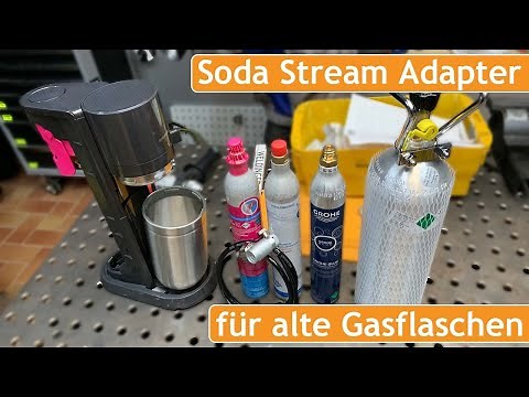 Soda Stream Duo Adapter für alte Gaskartuschen | Geldsparen beim Sprudler | Anschließen und testen
