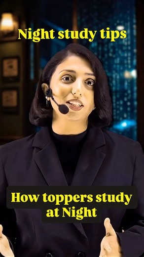 Pooja Girish on Instagram: "Studying at night? 🌙 If you solve these 3 biggest night-study problems, 👉 Topper zone starts here. Save this reel 📌 Share with a night owl 🦉 Follow for daily study strategies 💯 • How to study at night without sleep • Best way to study at night • Night study tips for students • How to stay awake while studying at night • Is studying at night good or bad • How toppers study at night • Night study routine for competitive exams • How to focus at night while studying 