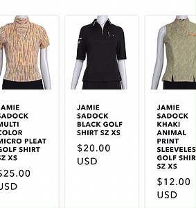 Jamie Sadock golf apparel. Shop 20 new styles online. @Shoptheresaleshop.org | The NCJW Resale Shop (St. Louis)