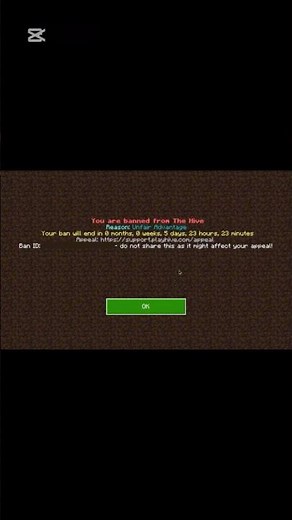 【マイクラ】the hiveサーバーBANされた件 #マイクラ #おすすめにのりたい #マインクラフト #minecraft #ベッドウォーズ #BAN