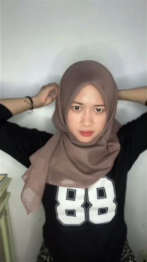 Hijab paris tutorial simple #masukberanda #hijab #hijabstyle