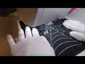 Full Line Stencil #30528 spiderweb stitch guide demo