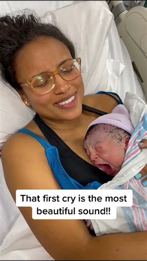 That first cry #babyboy #myboy #loveyousomuch #postpartum