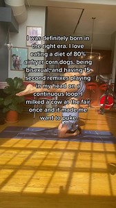 colonial woman churning butter on the wing of the plane? could never be me