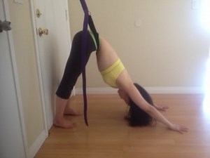 Yoga spinal traction at home