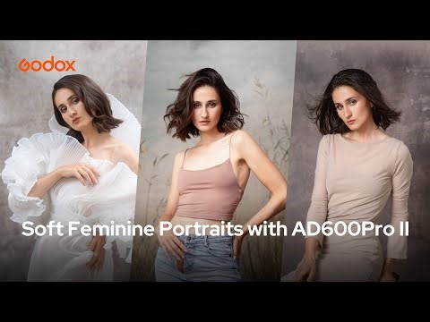 Soft Feminine Portraits with Sarah Edmunds using AD600ProII | Godox Photography Lighting Academy