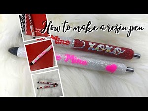 Resin Pen Tutorial using UV Resin #diy #diycrafts #resintutorial
