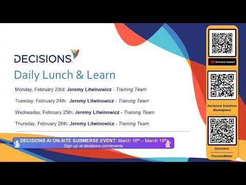 Decisions Q&A- Lunch and Learn 2/24/2026